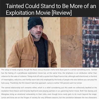 Tainted Could Stand to Be More of an Exploitation Movie [Review]